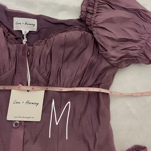 NEW Love Harmony button down dress purple lilac S;M;L womens - Picture 7 of 12